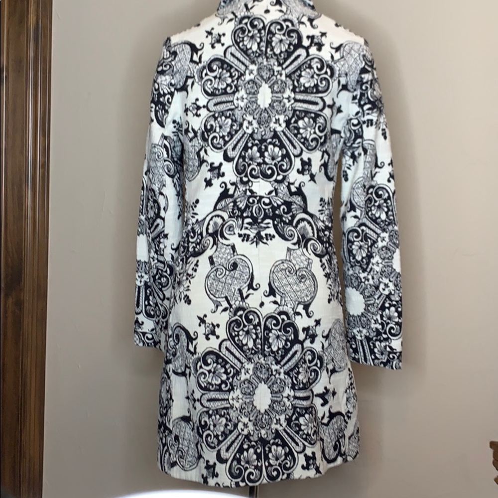 Desigual Brocade Coat SZ 36 - Picture 2 of 3